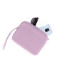 Immagine di RIFLE - Pochette in silicone lilla con cerniera impermeabile