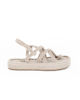 Immagine di MISS GLOBO - Sandalo infradito beige in corda