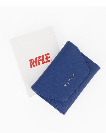 Immagine di RIFLE - Portafoglio blu da donna con logo