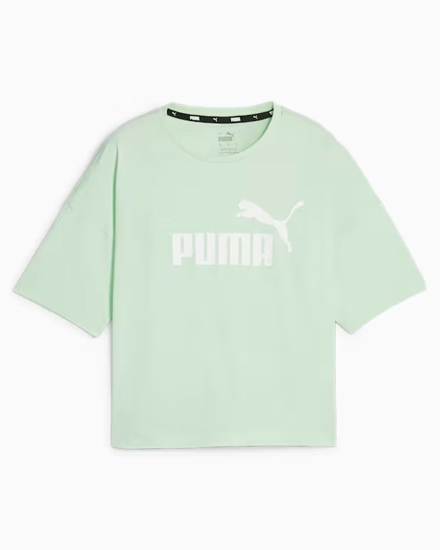 Immagine di PUMA - T-SHIRT ESS CROPPED LOGO TEE MENTA DA DONNA - 586866-88