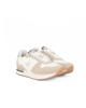 Immagine di RIFLE - Sneaker bianca e beige  con patch argento