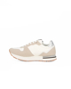 Immagine di RIFLE - Sneaker bianca e beige  con patch argento