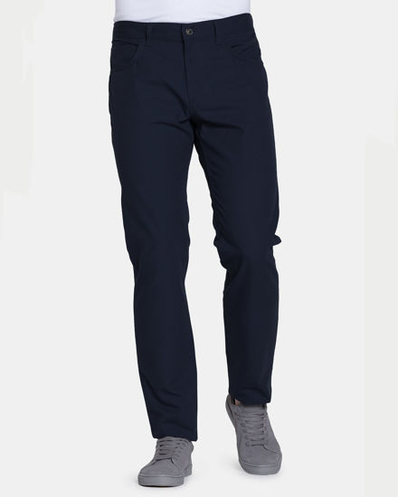 Immagine di CARRERA - UOMO PANTALONE DRESS BLU IN TELA 5 TASCHE