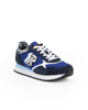 Immagine di RIFLE- Sneaker blu con inserti blu chiaro e patch grigia