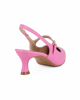 Immagine di  MISS GLOBO - Slingback rosa con cinturino superiore, tacco 6CM, MADE IN ITALY