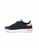 Immagine di RIFLE - Sneaker blu in tela con patch beige