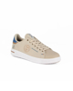 Immagine di RIFLE - Sneaker beige in tela con patch azzurra