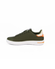 Immagine di RIFLE - Sneaker verde in tela con patch beige