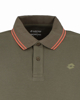 Immagine di POLO MM C/RIGHINO CLASSICA OLIVE-ORANGE