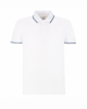 Immagine di POLO MM C/RIGHINO CLASSICA WHT-BLU-NAV