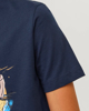 Immagine di JACK&JONES - T-shirt blu con stampa a maniche corte