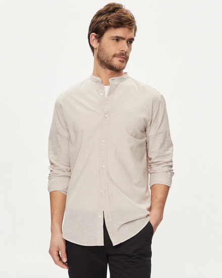 Immagine di JACK&JONES - Camicia beige manica lunga