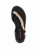 Immagine di GLOBOROSA - Sandalo infradito nero con dettaglio oro, sottopiede in memory foam
