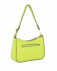 Immagine di ENRICO COVERI - Borsa a spalla con tasca frontale color lime, tracolla removibile