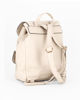 Immagine di ENRICO COVERI - Zaino beige con patta e due tasche frontali