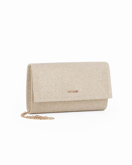 Immagine di NARDINI - Pochette oro in lurex con patta