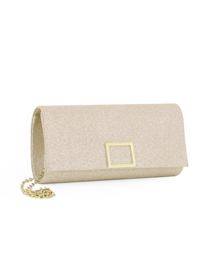 Immagine di DIVAS - Pochette oro glitterata con patta