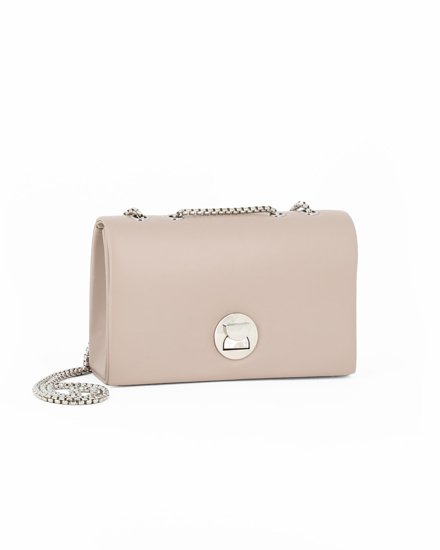 Borsa A Tracolla Donna A Forma Di Camicia Con Colletto E Patta, Stile Punk Con Rivetti, Nera