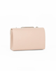 Immagine di DIVAS - Pochette beige con patta e tracolla catenina