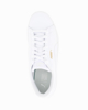 Immagine di PUMA - Sneakers da uomo bianca in VERA PELLE con logo laterale oro - SMASH 3.0 L