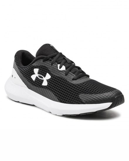 Immagine di UNDER ARMOUR - Scarpa da running uomo nera in mesh traspirante - SURGE 3