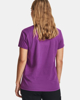 Immagine di UNDER ARMOUR - T shirt da donna viola in tessuto traspirante