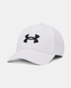 Immagine di UNDER ARMOUR - Cappello bianco in materiale traspirante con cinturino regolabile e logo nero