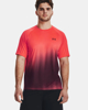 Immagine di UNDER ARMOUR - T shirt da uomo arancione fluo in tessuto traspirante