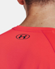 Immagine di UNDER ARMOUR - T shirt da uomo arancione fluo in tessuto traspirante