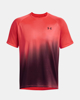 Immagine di UNDER ARMOUR - T shirt da uomo arancione fluo in tessuto traspirante