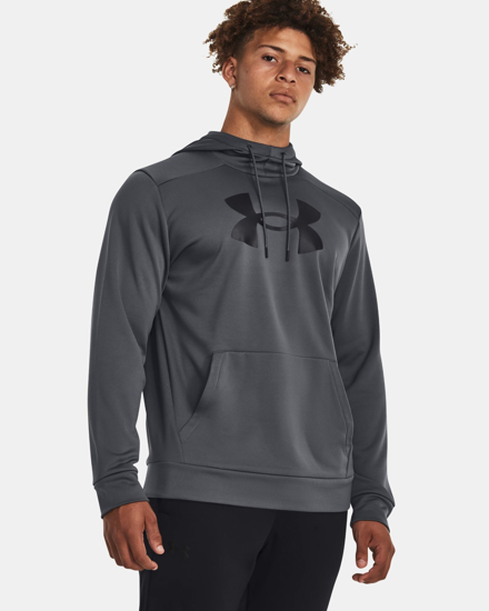 Immagine di UNDER ARMOUR - Felpa da uomo grigia con cappuccio