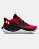 Immagine di UNDER ARMOUR - Scarpa da basket uomo rossa e nera in mesh traspirante - JET '23