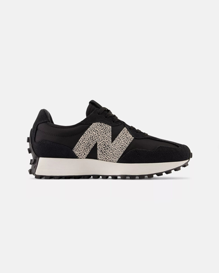 Immagine di NEW BALANCE 327- Sneakers nera da donna con logo maculato - WS327PH