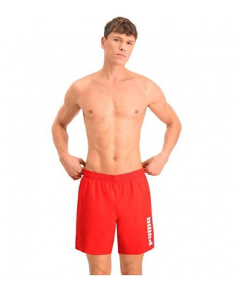 PUMA Costume da bagno pantaloncino lunghezza media nero con