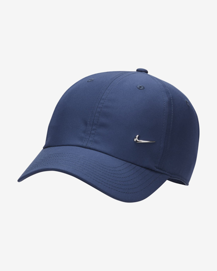 Immagine di NIKE - Cappello blu regolabile con logo metalizzato - FB5372/410