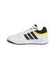 Immagine di ADIDAS - Sneaker bianca e nera con dettagli gialli, numerata 36/40 - HOOPS 3.0 K IF2726