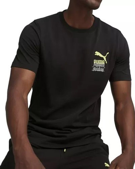 Immagine di PUMA - T-SHIRT DA UOMO CLASSICS BRAND LOVE GRAP.BLK - 625028-01