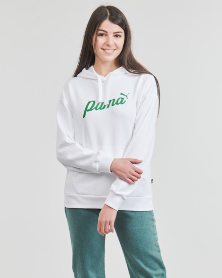 Immagine di PUMA - FELPA CON CAPPUCCIO DA DONNA ESS+BLOSSOM SCRIPT TR BIANCA - 679348-02