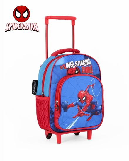 Immagine di SPIDERMAN - Zaino trolley blu/rosso con tasche laterali