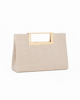 Immagine di DIVAS - Clutch rettangolare oro in lurex