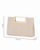 Immagine di DIVAS - Clutch rettangolare oro in lurex