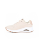 Immagine di SKECHERS UNO GOLDEN AIR - Sneakers beige da donna con dettaglio tomaia traforata e inserto rose gold