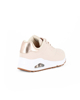 Immagine di SKECHERS UNO GOLDEN AIR - Sneakers beige da donna con dettaglio tomaia traforata e inserto rose gold