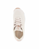 Immagine di SKECHERS UNO GOLDEN AIR - Sneakers beige da donna con dettaglio tomaia traforata e inserto rose gold