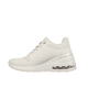 Immagine di SKECHERS MILLION AIR ELEVATED AIR COOLED MF - Sneakers beige da donna con dettaglio tomaia traforata