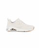 Immagine di SKECHERS TRES-AIR UNO-AH MAZING - Sneakers beige da donna con dettaglio traforato