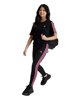 Immagine di ADIDAS - LEGGINGS NERA/ROSA DA RAGAZZA 3-STRIPES TIG - IZ3428