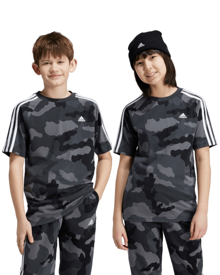 Immagine di ADIDAS - T-SHIRT DA RAGAZZO GREY-BLACK-WHITE BL CAMOUFLAGE T  - IV7304