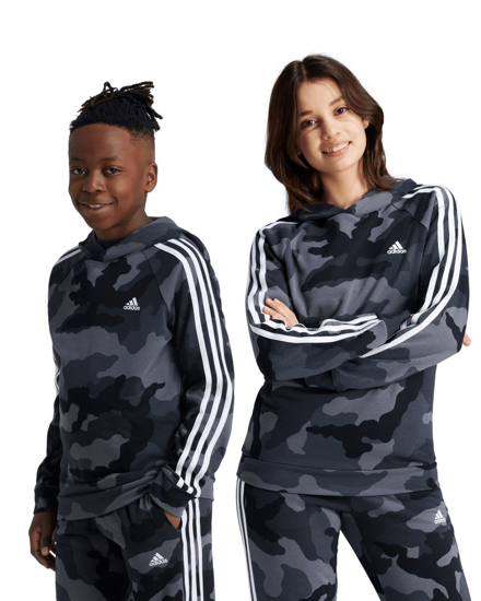 Immagine di ADIDAS - FELPA CON CAPPUCCIO GRIGIO JUNIOR CAMOUFLAGE FT HD - IV7302