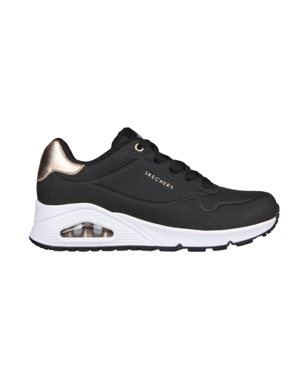 Immagine di SKECHERS UNO GOLDEN AIR - Sneakers da donna nera e oro